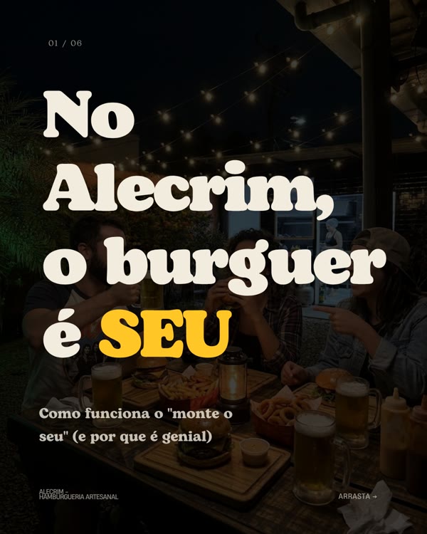 Post: no Alecrim o burguer é seu